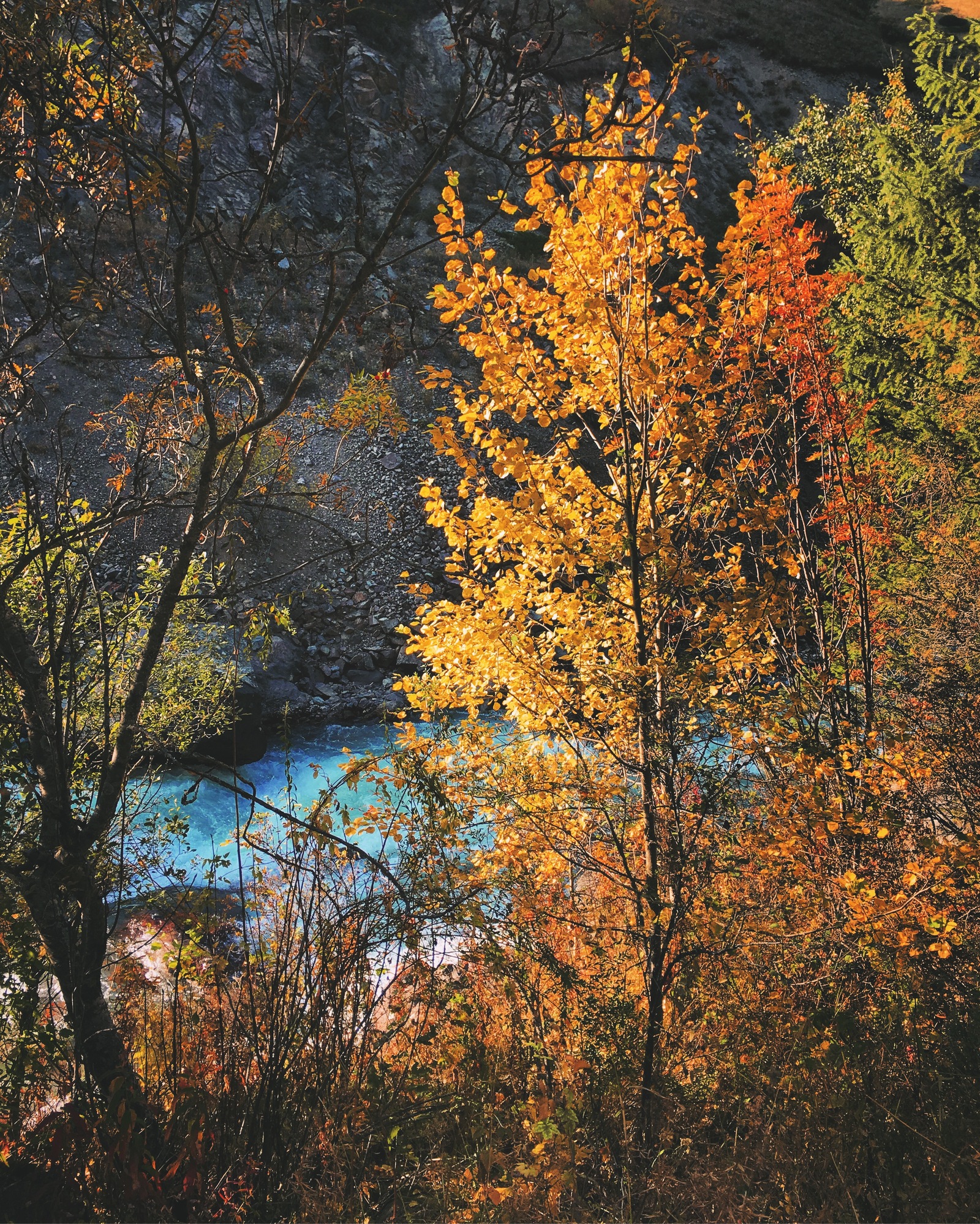 Turgen gorge, Almaty region, Kazakhstan - My, The mountains, Road, Travels, Autumn, The photo, My, Kazakhstan, Longpost