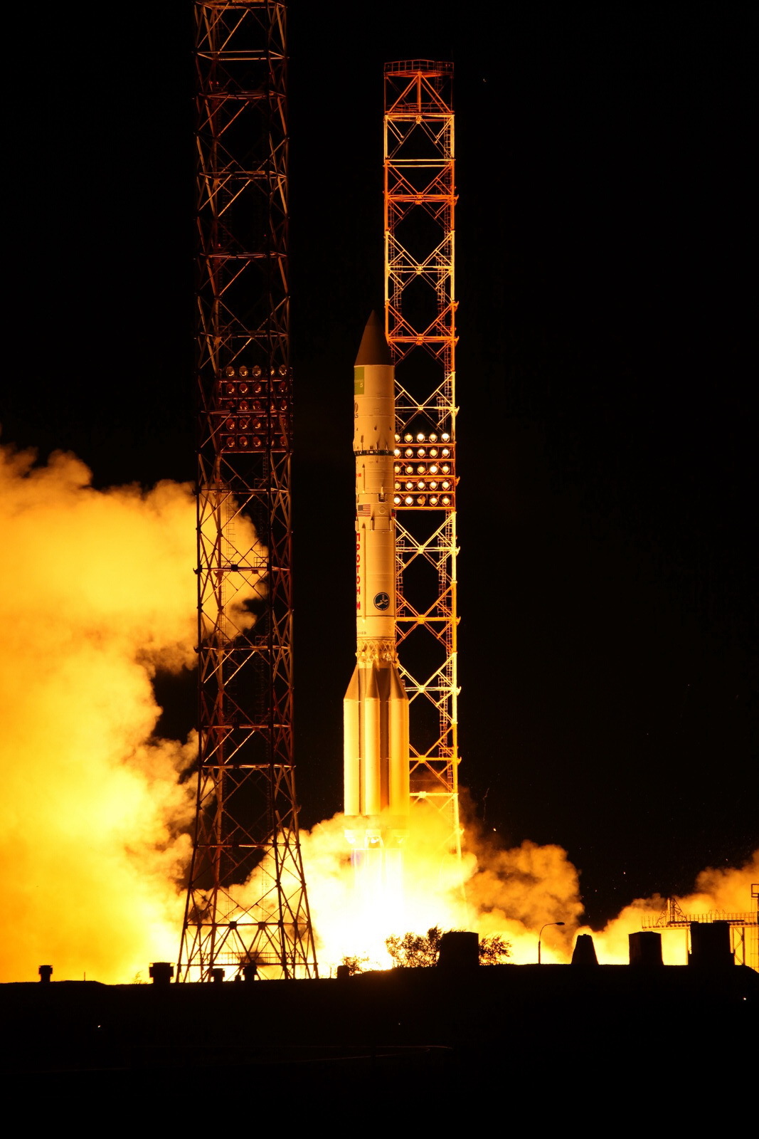 Proton-M successfully launched from Baikonur - Space, Rocket, Running, Proton-m, Baikonur, Roscosmos, Video, Longpost