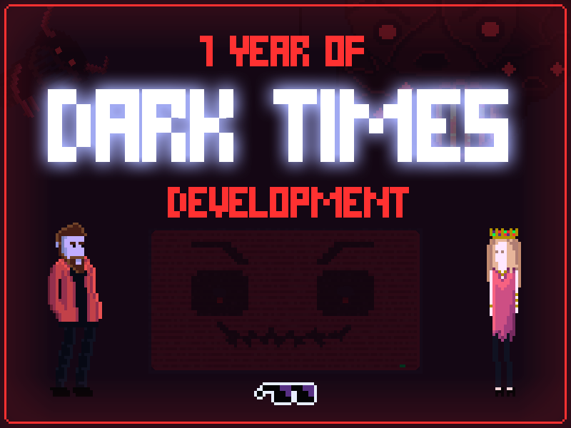 1 year from the start of Dark Times development. Almost. - My, Pixel Art, Gamedev, Инди, Development of, Video game, Longpost, GIF