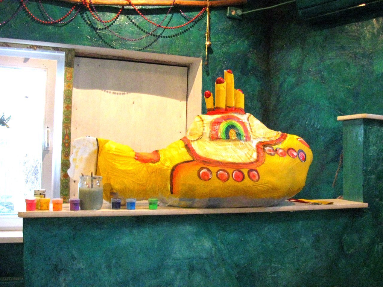 What to do if you urgently need a yellow submarine? - My, My, Needlework with process, Yellow, A boat, Longpost