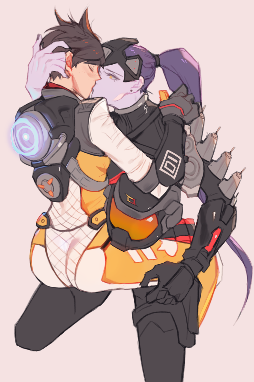 WidowTracer - Overwatch, Widowmaker, Tracer, Art, Lesbian