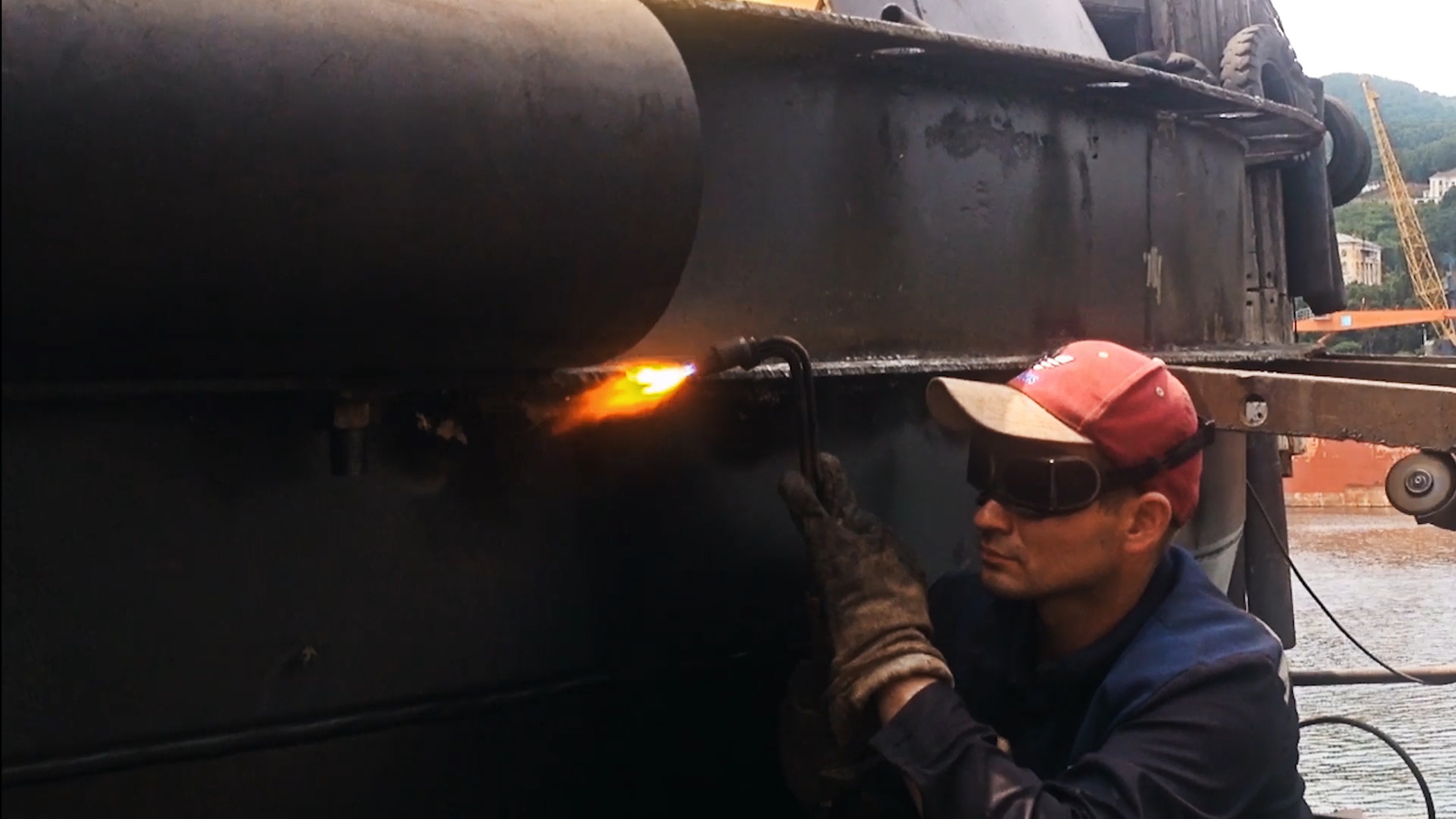 First Person Ship Repair - Japanese Tugboat - My, , Father, Factory, Vessel, Ship, Repair, Longpost