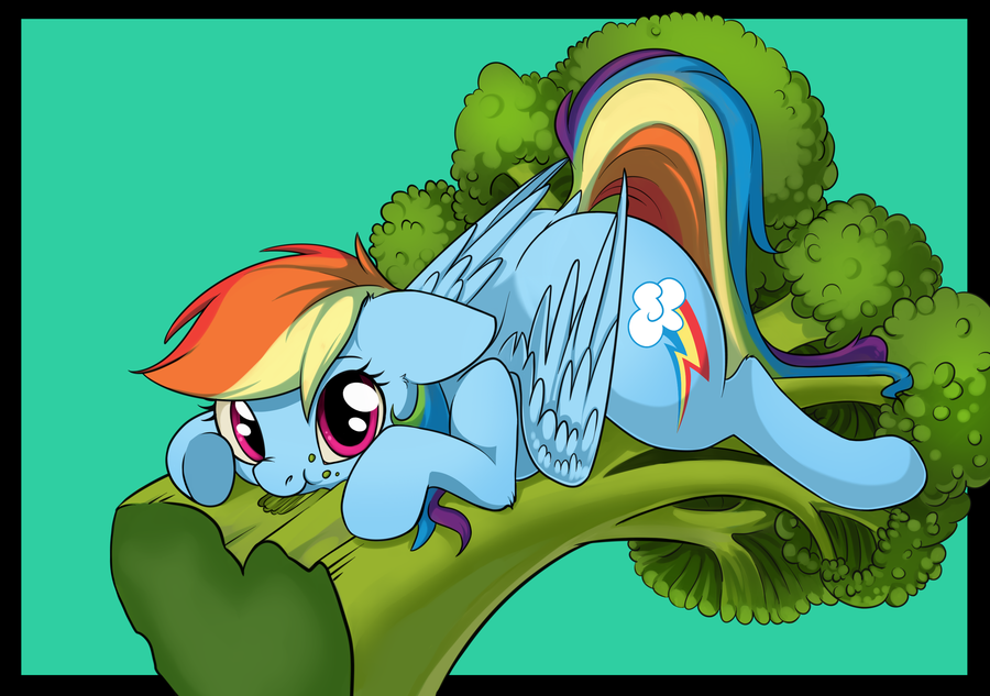 Broccoli - My Little Pony, Rainbow Dash, Taneysha