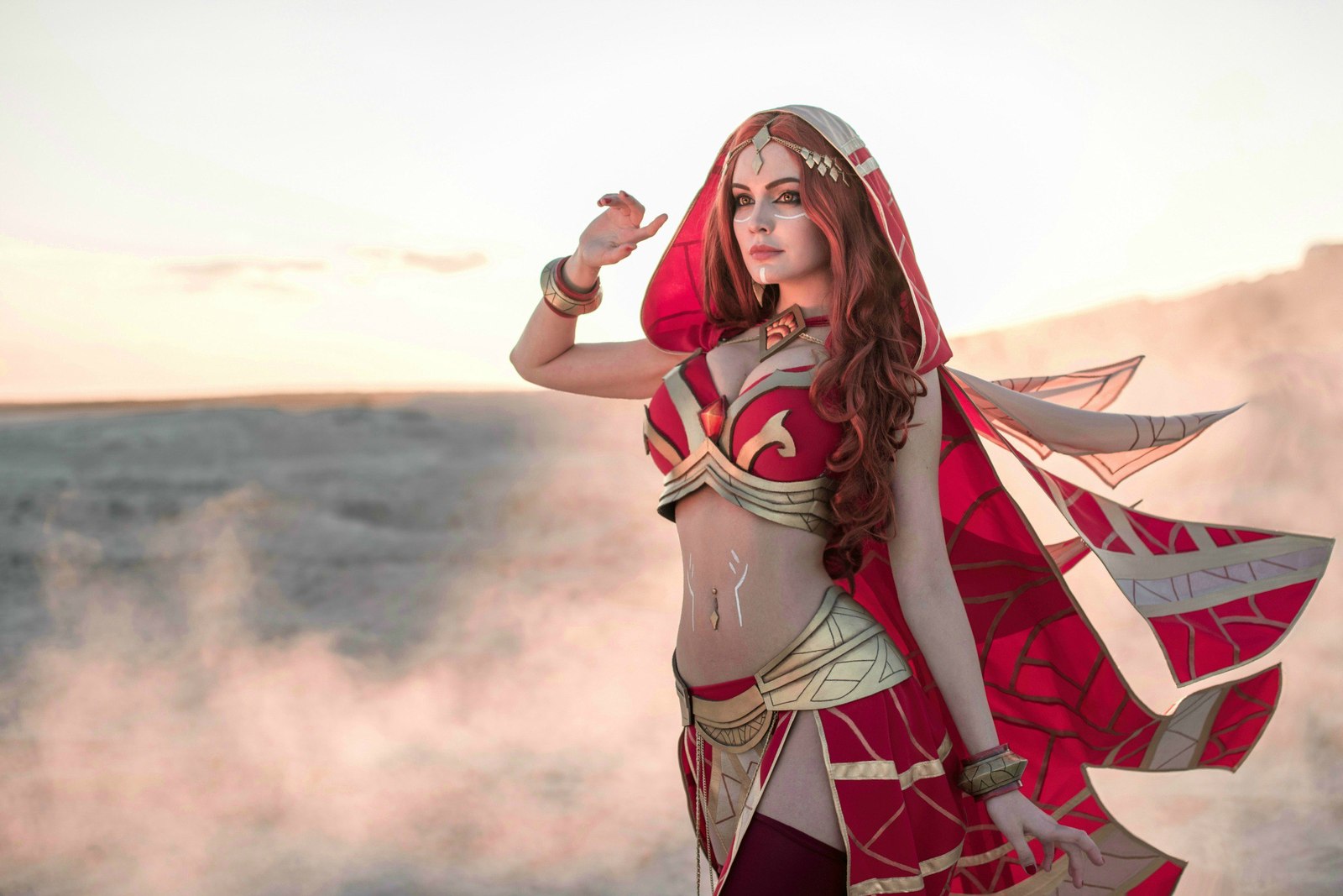 Lina - Dota 2. - My, Dota 2, Cosplay, , Girls, Fire, , Photographer, A selection, Longpost