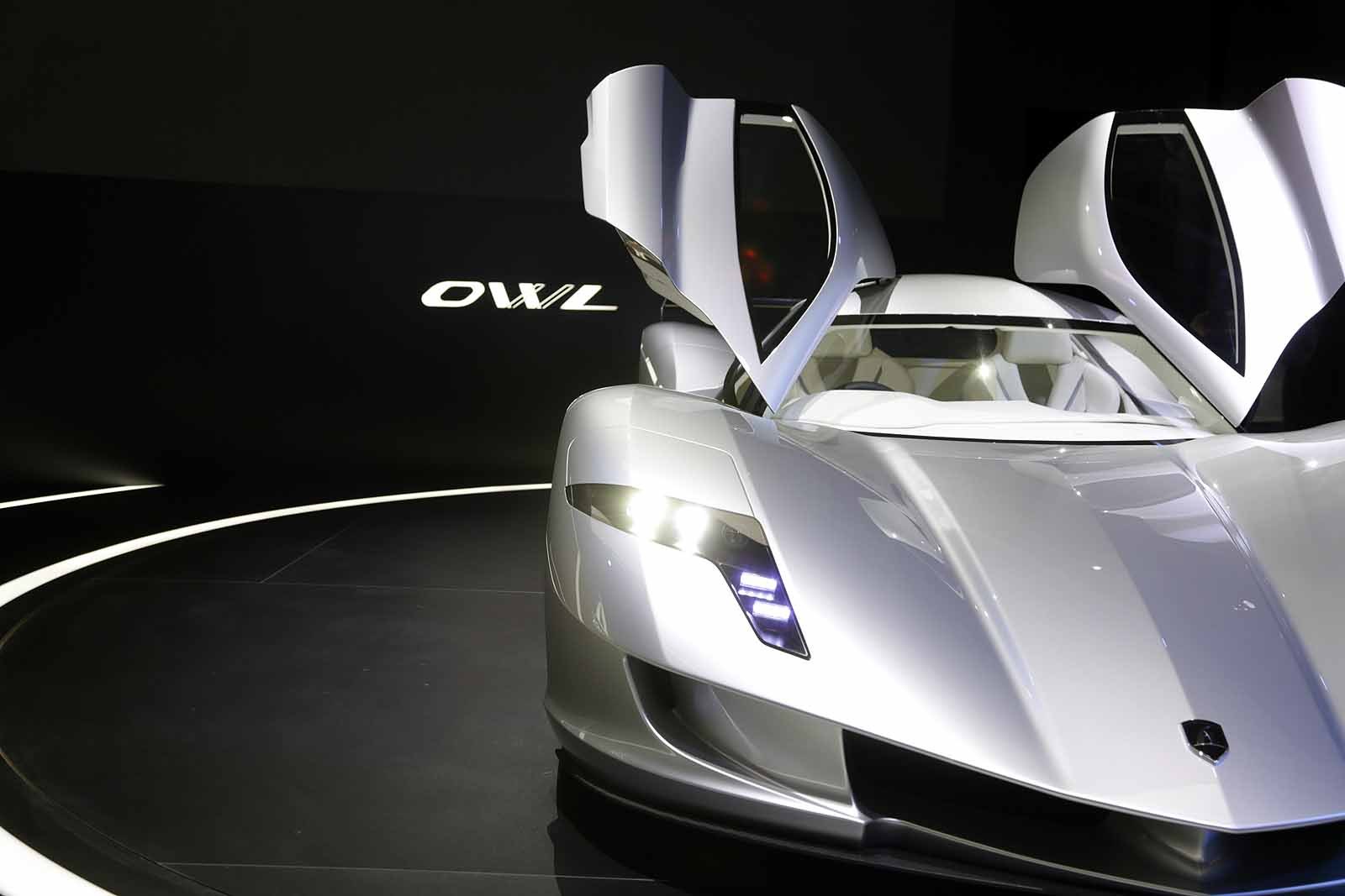 Supercar Aspark Owl became the lowest car in Frankfurt - Auto, Supercar, Japanese, Japan, The photo, Longpost