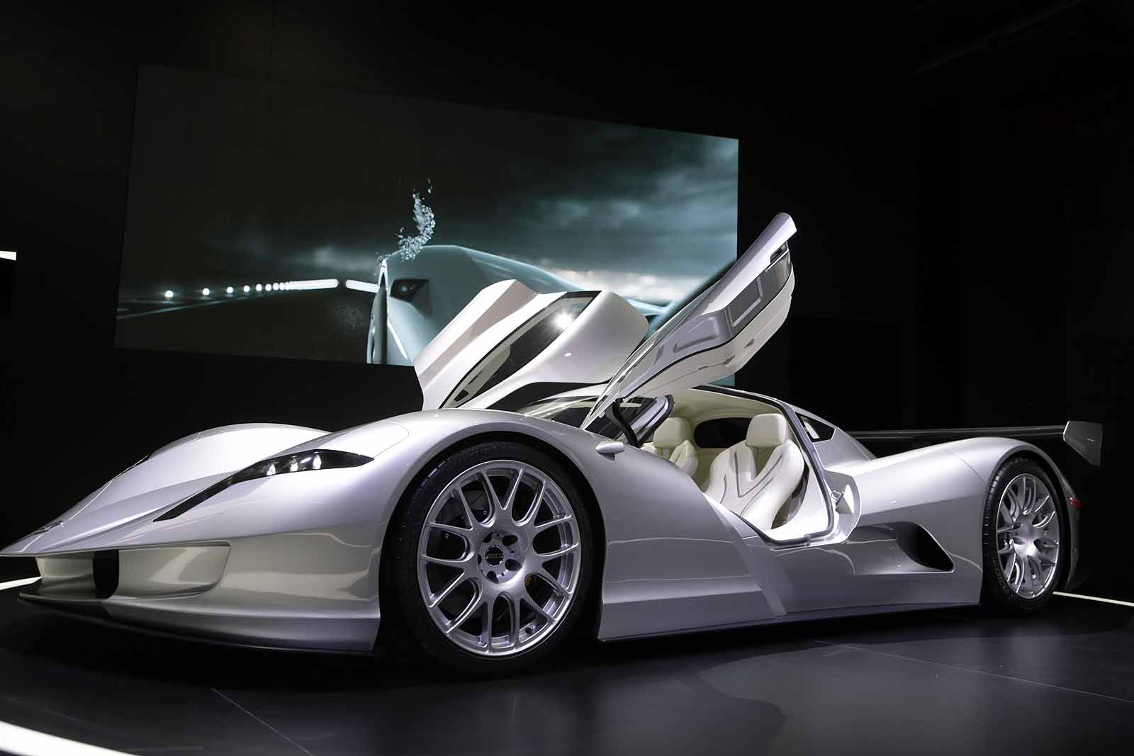 Supercar Aspark Owl became the lowest car in Frankfurt - Auto, Supercar, Japanese, Japan, The photo, Longpost