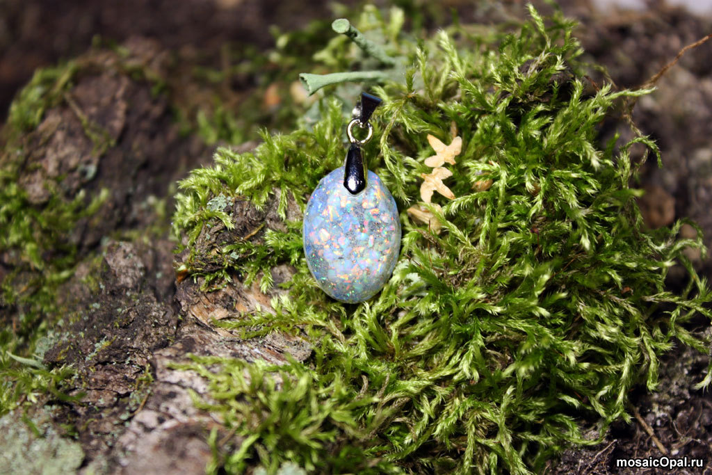 Multicolored pendants with opals - My, Opal, , Needlework without process, Longpost, Pendant, Suspension, Moss, Decoration