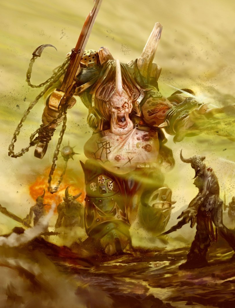 Death Guard from the new codex - Warhammer 40k, Chaos space marines, Nurgle, Death guard, Wh Art, Images, Longpost