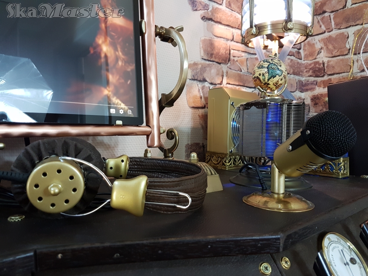 This is my first steampunk computer project. - My, Steampunk, , , , Longpost