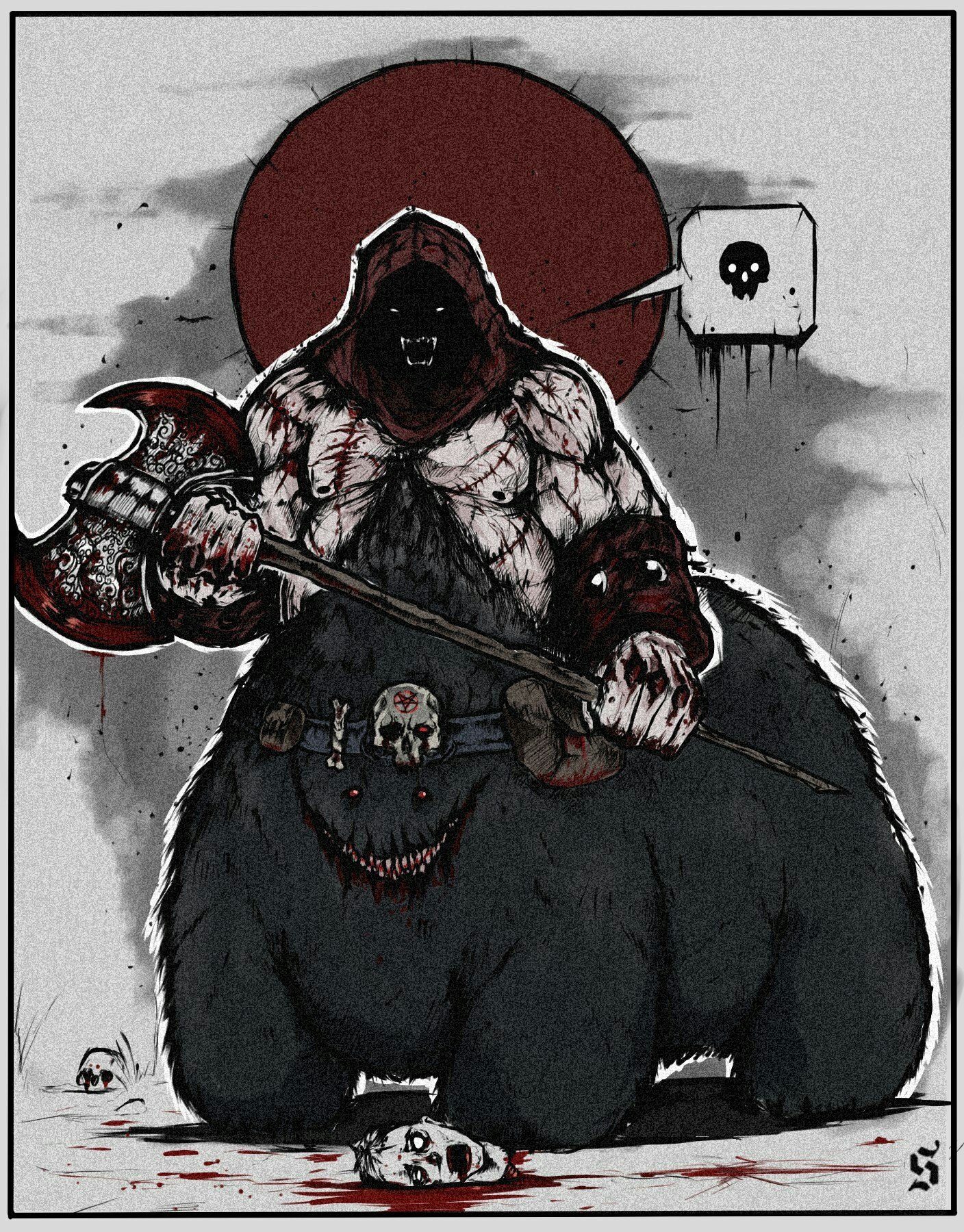 Executioner - My, Graphics, Drawing