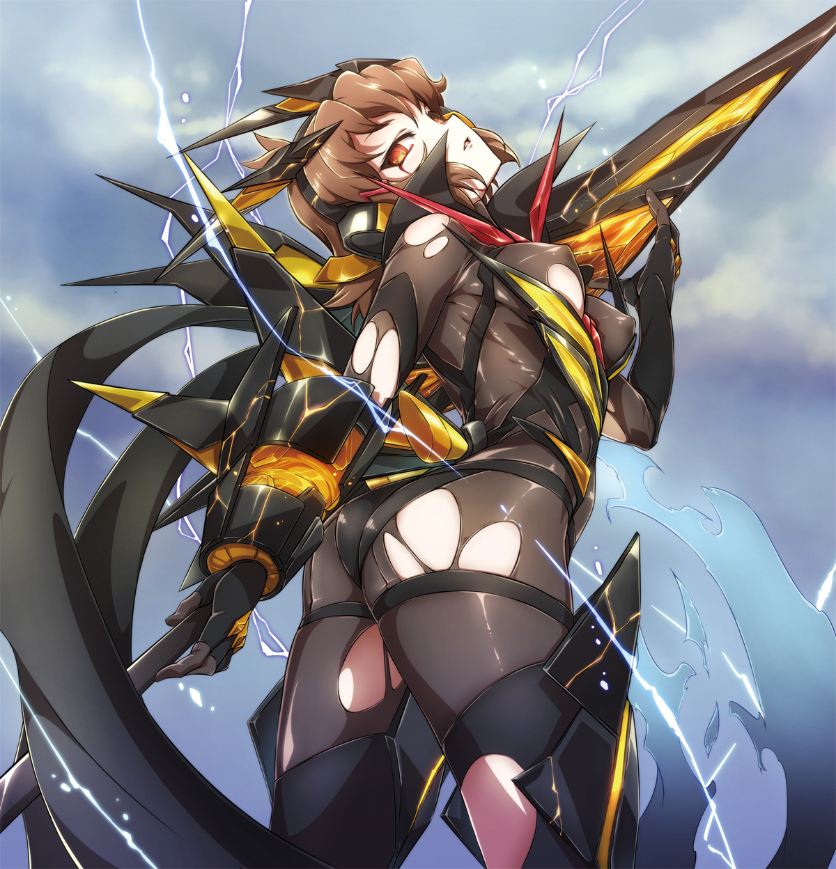 Chris - NSFW, Аниме, Senki zesshou symphogear, Tachibana hibiki, Yukine chris, Kazanari tsubasa, Anime Art, Kohinata Miku, Длиннопост