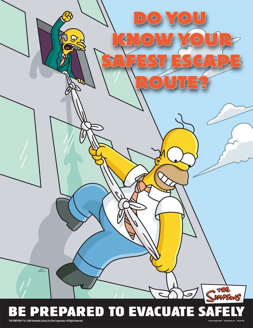 Posters The Simpsons Part 1 (Production) - The Simpsons, Poster, Production, Serials, Safety engineering, Longpost