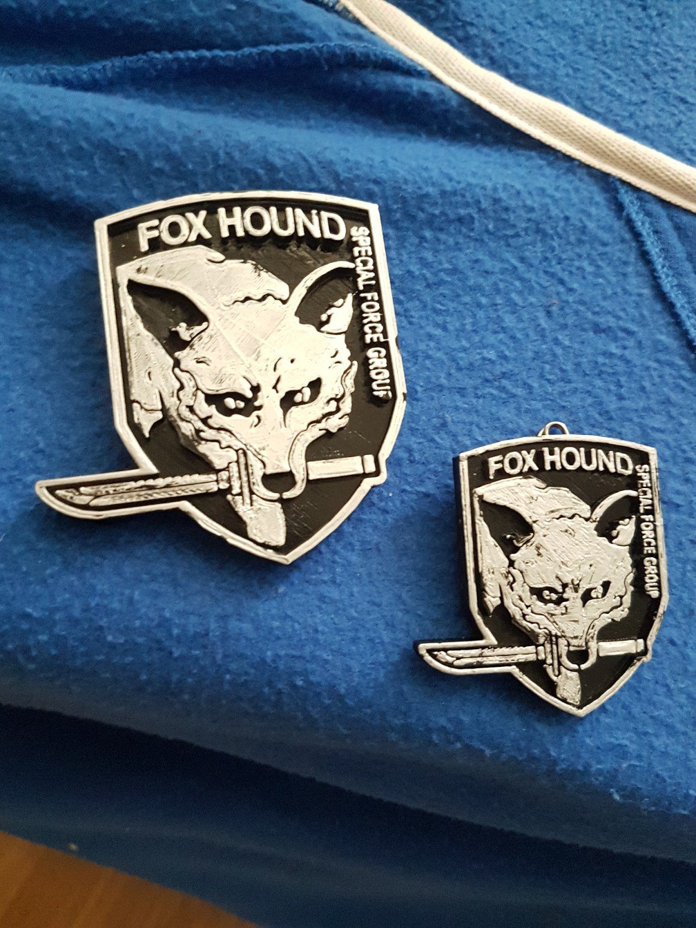 Fox Hound - My, Metal gear solid, Brooch, Signs, Accessories, Cosplay