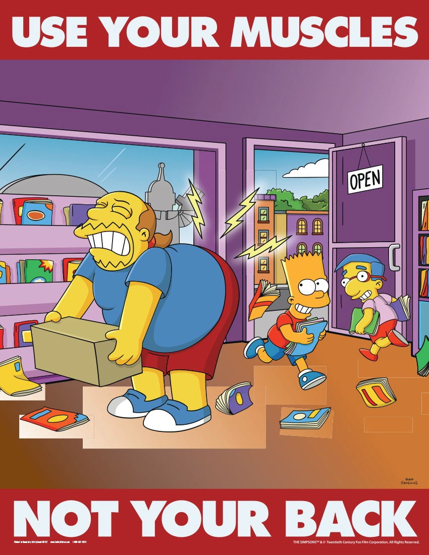 Posters The Simpsons Part 2 (Production) - The Simpsons, Poster, Production, Serials, Safety engineering, Longpost