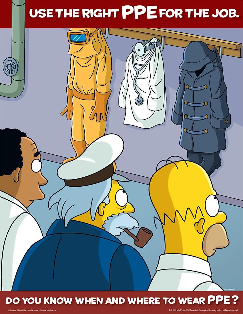 Posters The Simpsons Part 2 (Production) - The Simpsons, Poster, Production, Serials, Safety engineering, Longpost