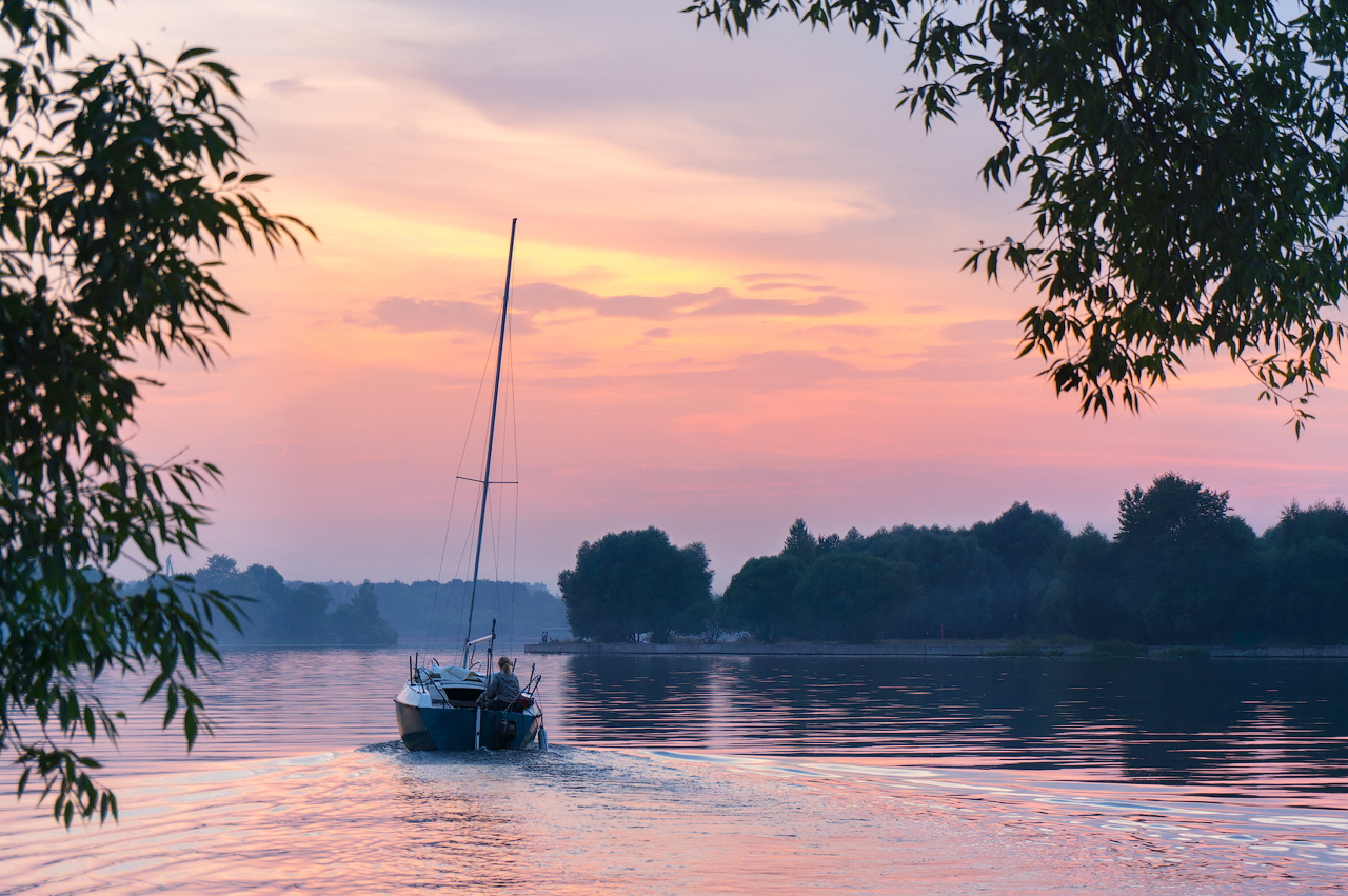 On the river. - Dolgoprudny, 