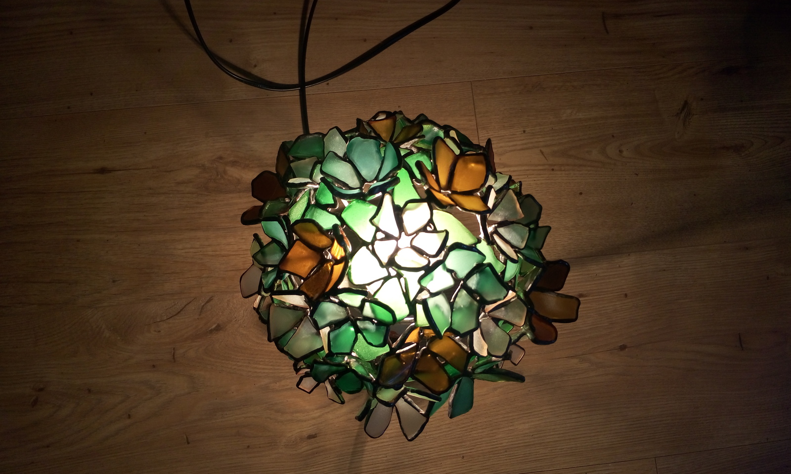 Sea glass stained glass windows - summer report :) - My, Stained glass, Mosaic, Sea glass, Handmade, My, Needlework without process, Rukozhop, Post #11487804, Longpost