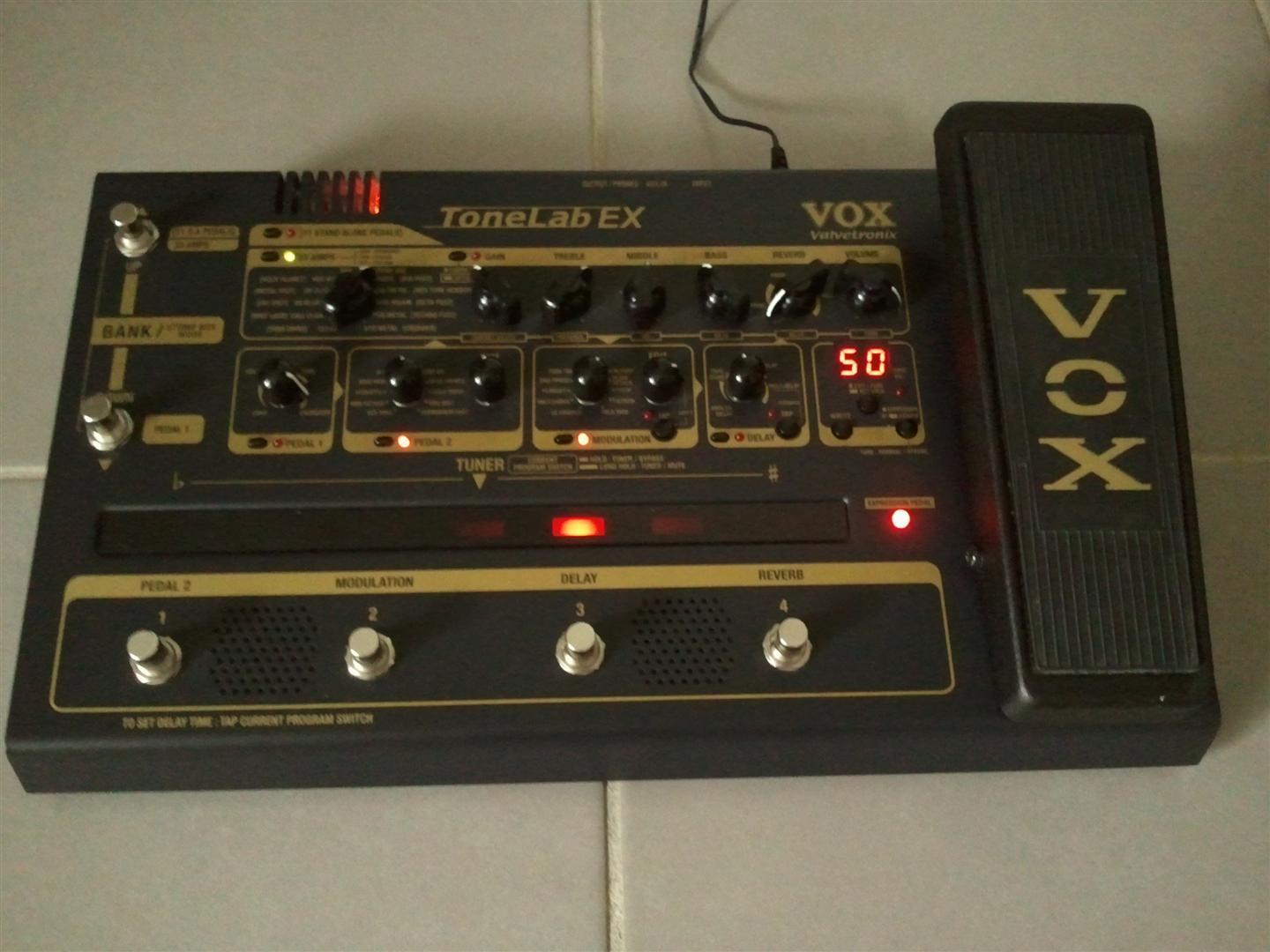 VOX TONELAB EX - Guitar Processor, , Functionality, The photo, Longpost, Playing guitar
