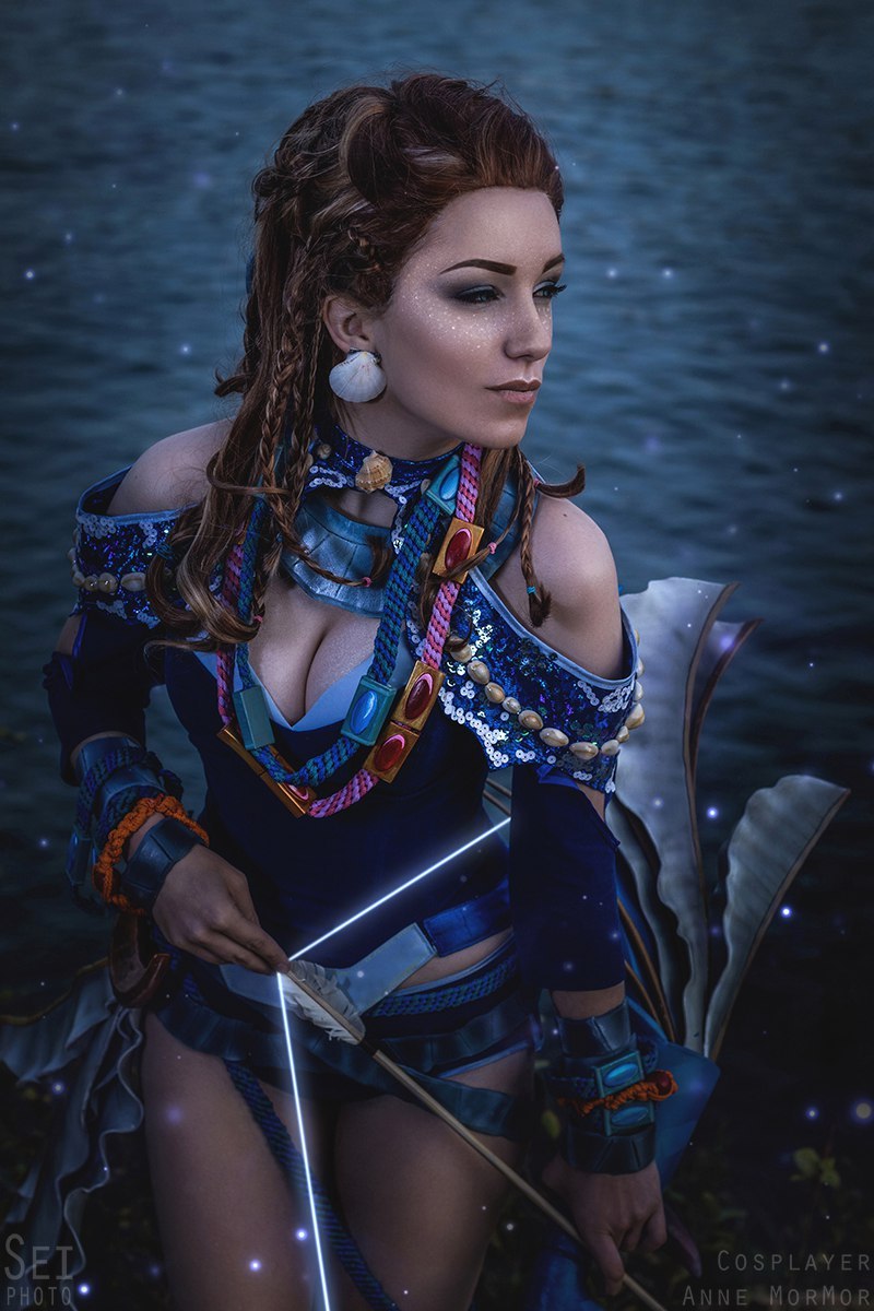 Mirana (Heiress of the Coastal Kingdom Set) - My, Cosplay, Russian cosplay, Mirana, Dota 2, , , Dota, Photoshop, Longpost