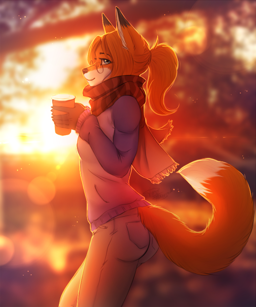 Autumn - Furry, Anthro, Art, Dafka