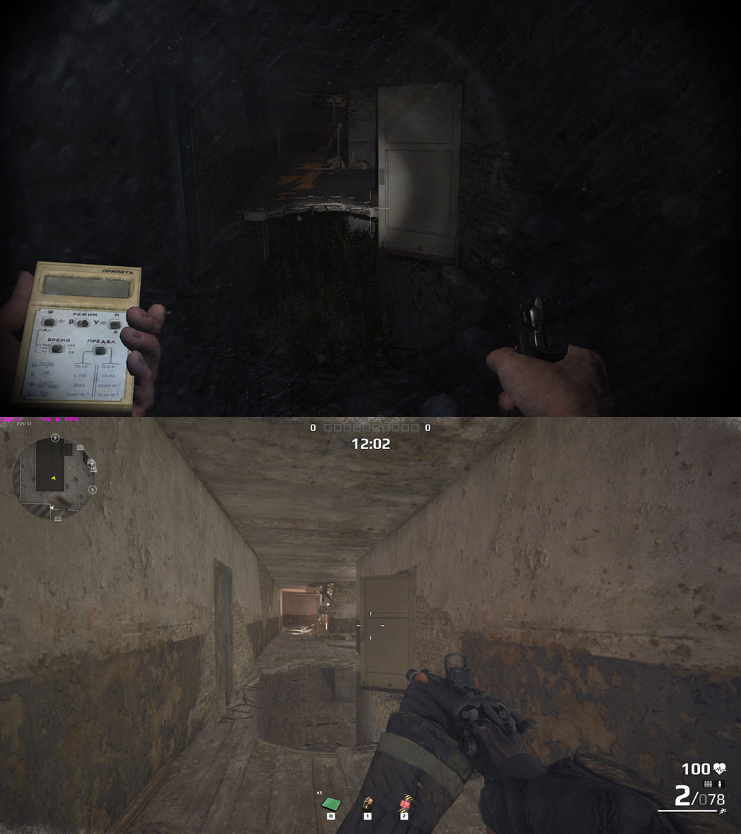 STALKER (XRAY SDK 1.6) VS SURVARIUM (XRAY SDK 2.0) - Stalker, , Call of chernobyl, Misery, Stalker call of pripyat, Stalker shadow of chernobyl, S.T.A.L.K.E.R.: Call of Pripyat, Stalker: Shadow of Chernobyl