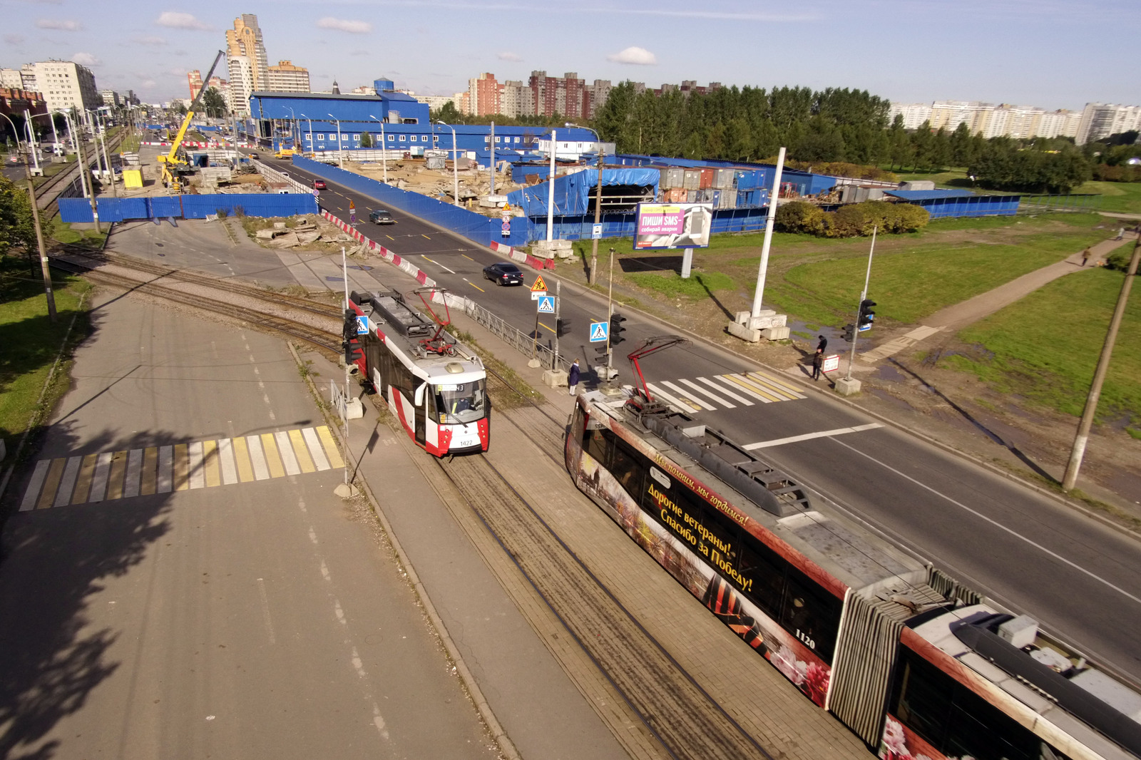 Tram post - My, Tram, Saint Petersburg, , 