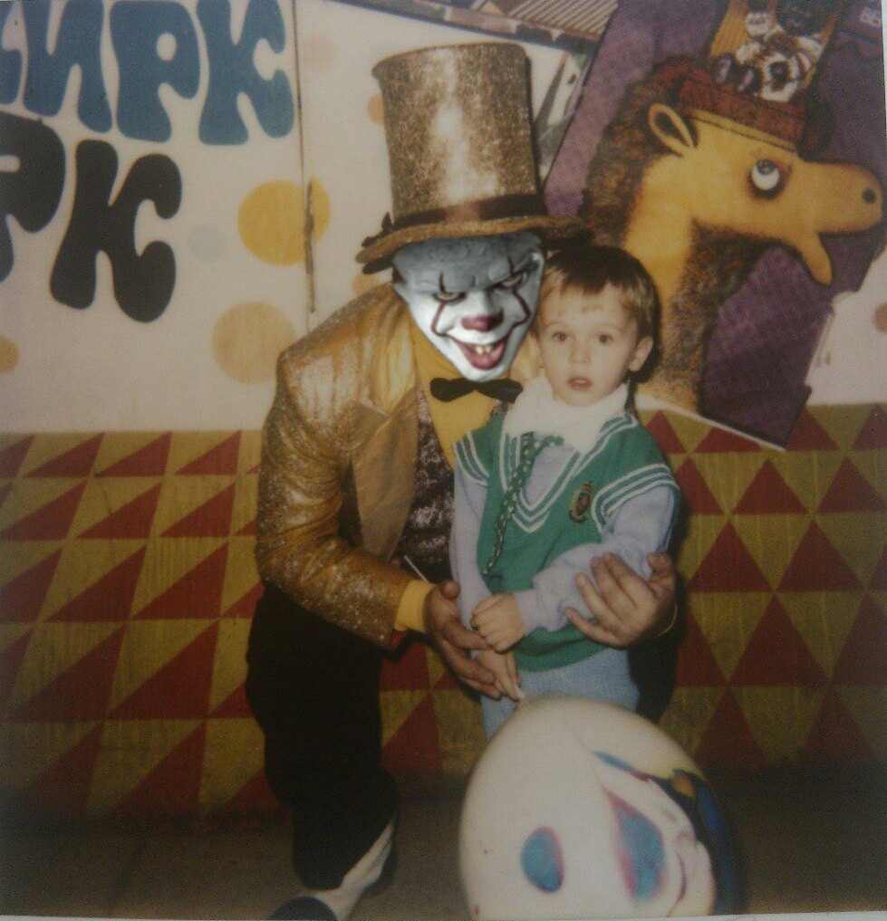 Not Kuklachev, of course, but also scary - My, It, The photo, Children, Clown, Circus, Fearfully, Pennywise