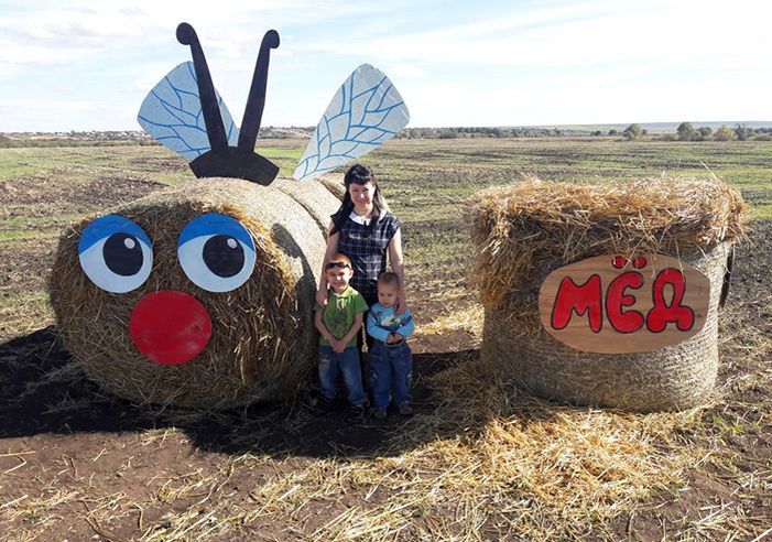 Hay. What could be more fun? - Hay, Creative, Naberezhnye Chelny, Zainsk, Tatarstan, Fun, Funny, Milota, Longpost