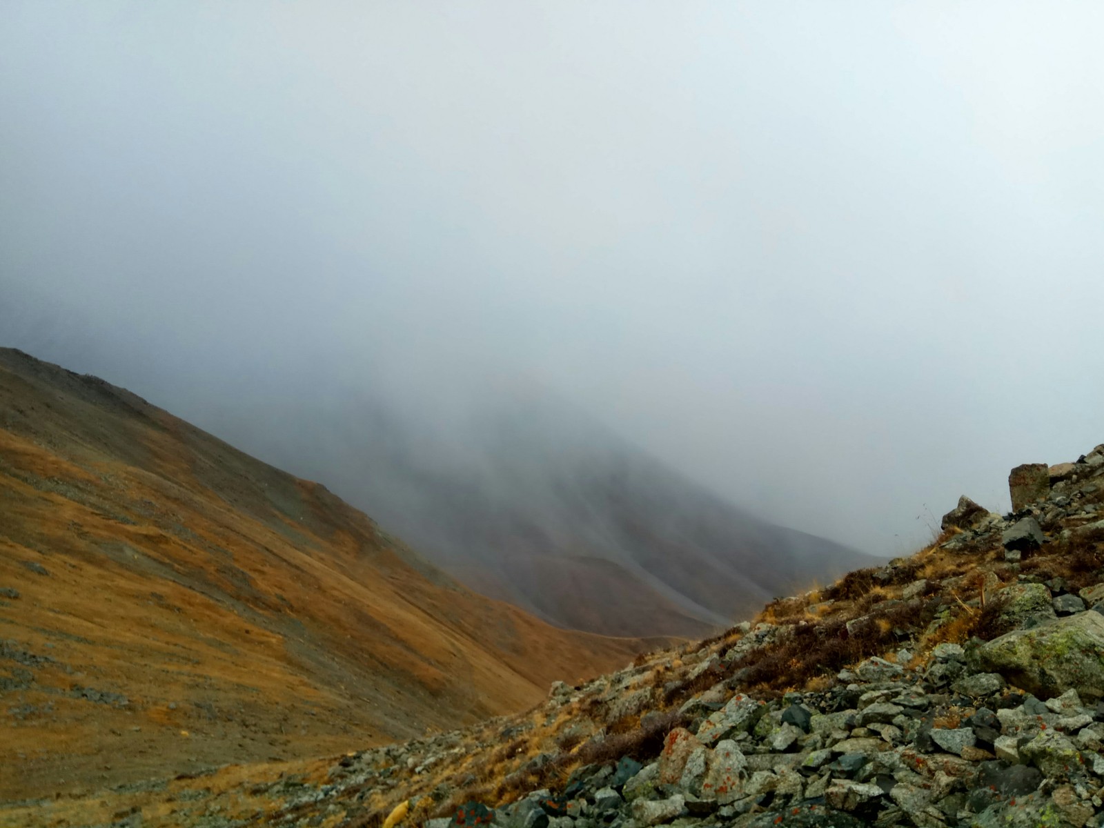 Photo from the big Almaty Peak - My, Almaty, The mountains, Kazakhstan, Landscape, Cold, Longpost, Video