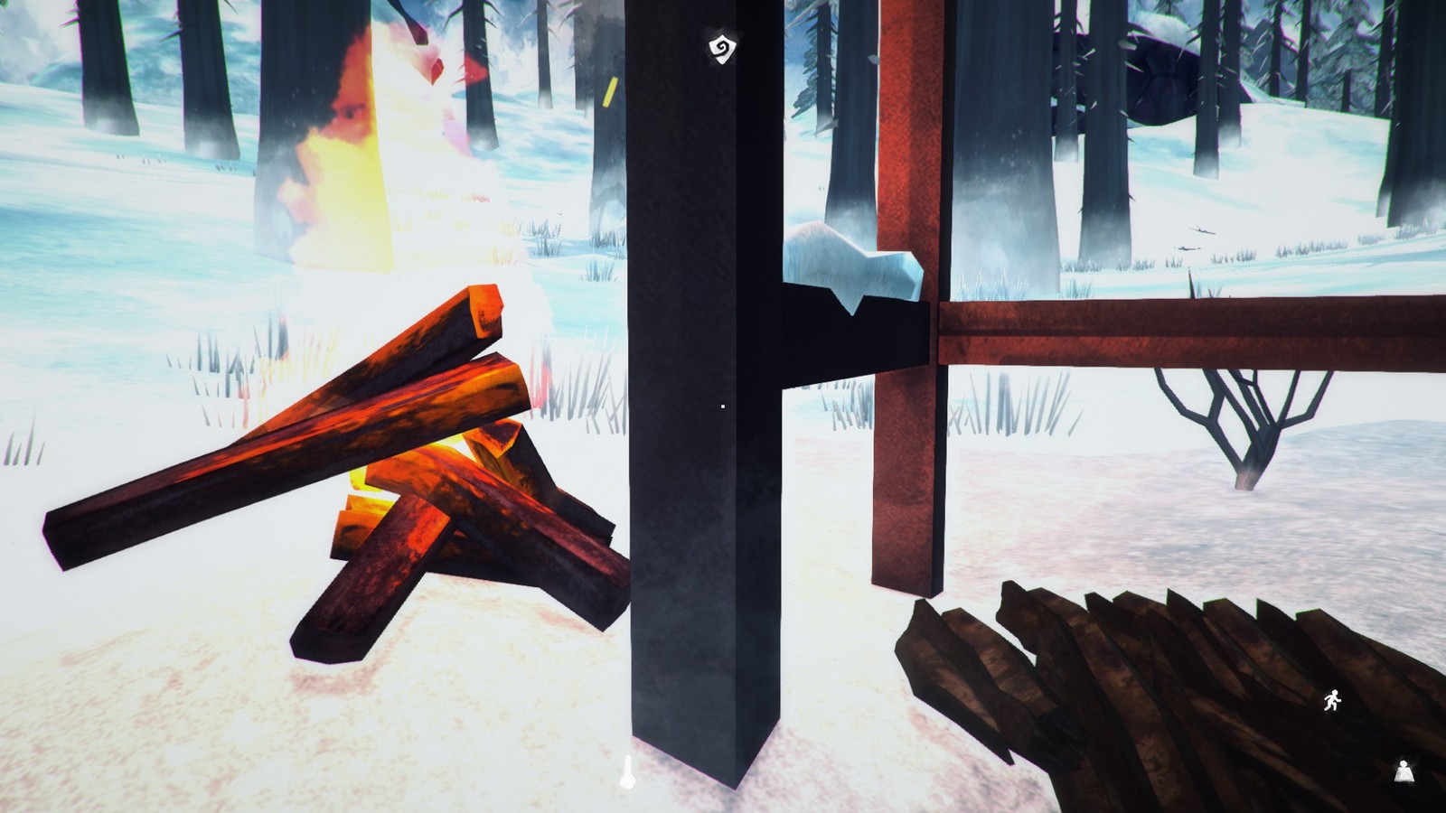 Красота в The Long Dark - Моё, Игры, The Long Dark, Скриншот, Красота, Полярное сияние, Длиннопост