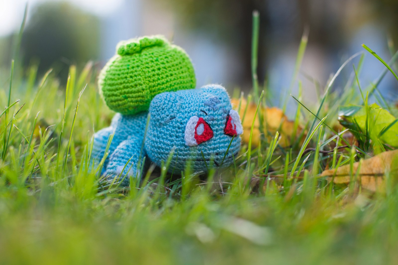 Bulbasaur! - Pokemon, Handmade, , Amigurumi, Handmade knitted toys, Milota, Bulbasaur, Longpost