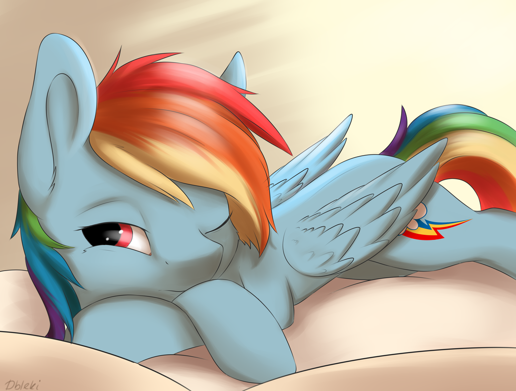 SleepDash - My little pony, Rainbow dash, Dbleki