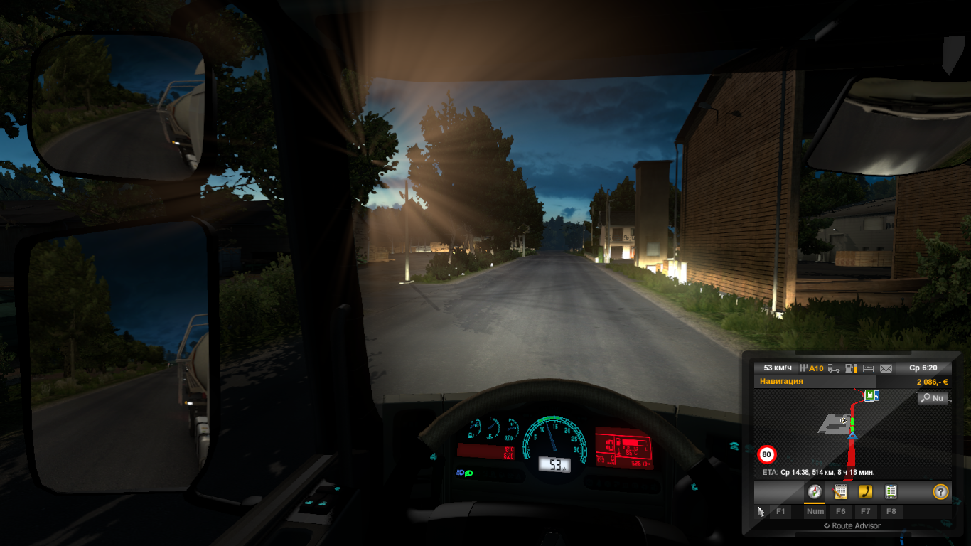 Original ETS2 graphics - My, Euro Truck Simulator 2, Screenshot, Longpost