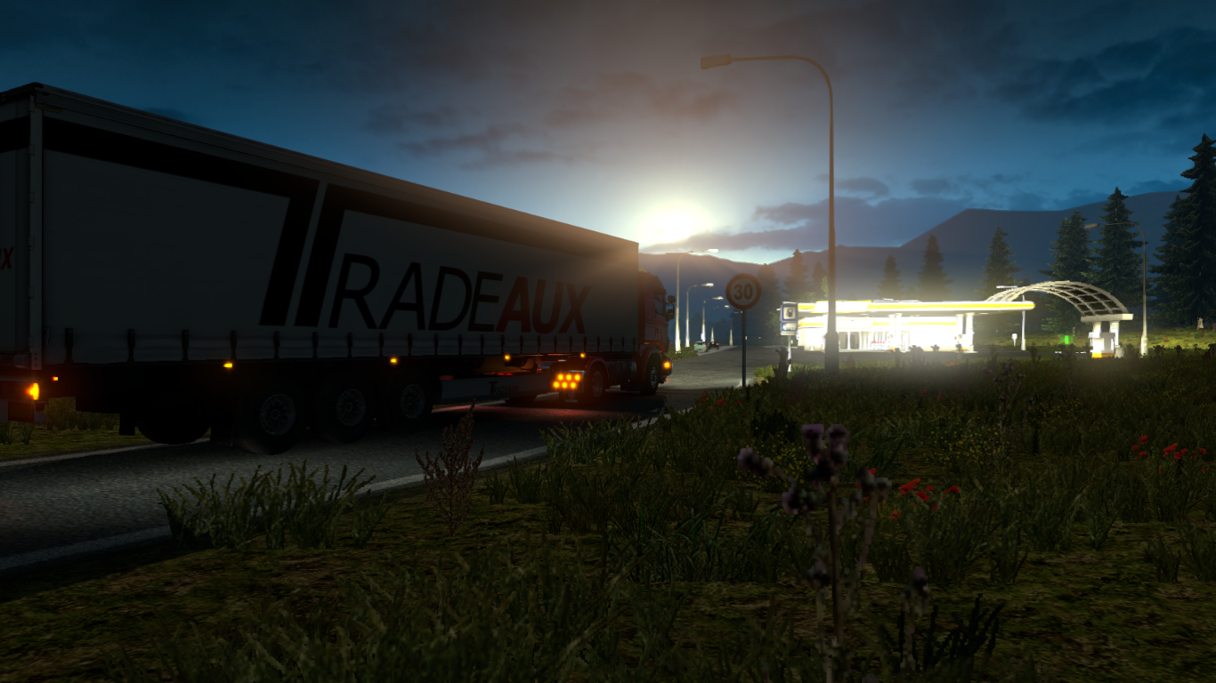 Original ETS2 graphics - My, Euro Truck Simulator 2, Screenshot, Longpost