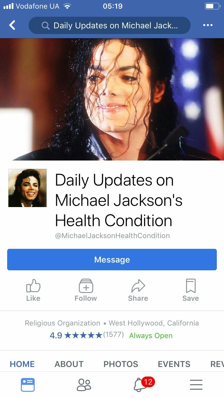 Everything is stable. - Michael Jackson, Facebook, Health, Longpost