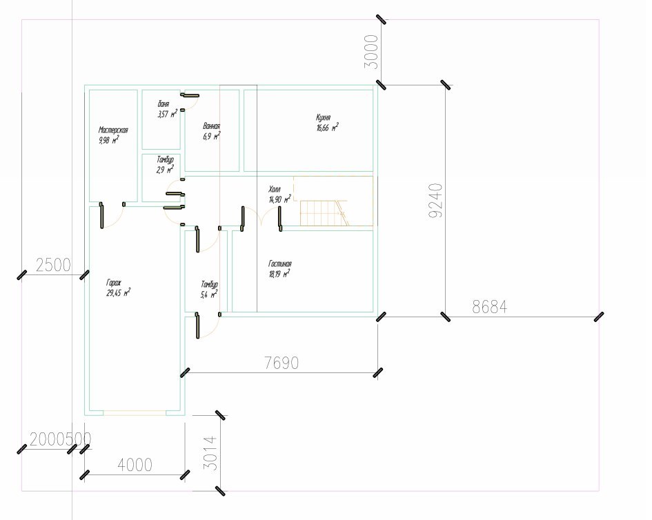 A private house. - My, New building, House, Private house, Private sector, Longpost