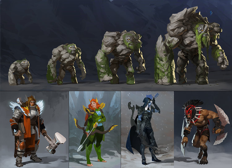 Dota 2 concept art - Dota 2, Dota 2 Art, Longpost, In contact with, Honestly stolen