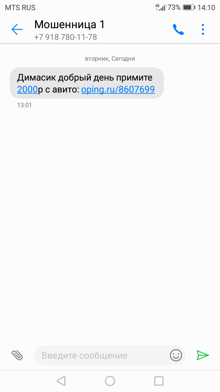 Мошенница с авито. | Пикабу