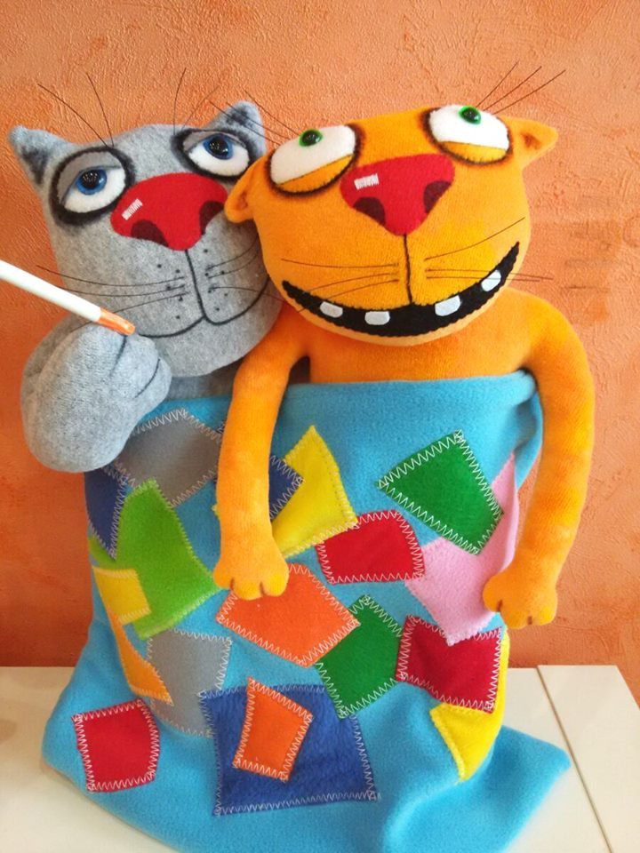 Pillow toys based on paintings by Vasya Lozhkin. - Vasya Lozhkin, Painting, Soft toy, Handmade, Longpost