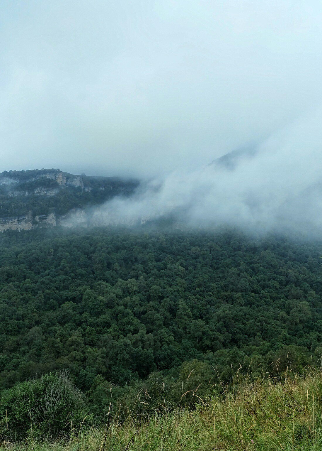 Tyzyl Gorge, Caucasus - My, Landscape, The photo, Tourism, The mountains, Caucasus, Longpost, Fog, 