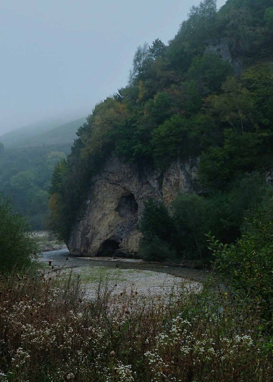 Tyzyl Gorge, Caucasus - My, Landscape, The photo, Tourism, The mountains, Caucasus, Longpost, Fog, 