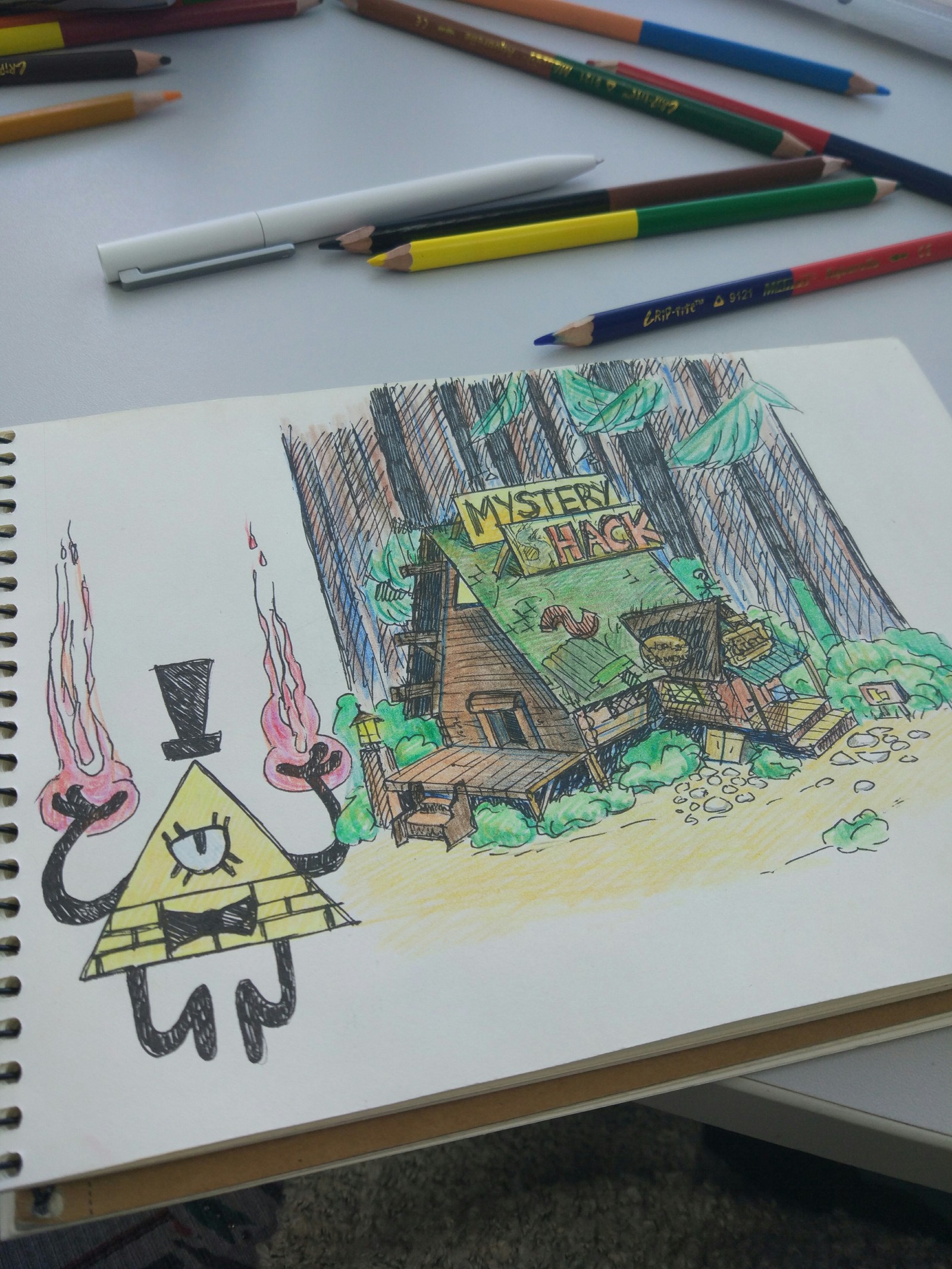 15 minute puffs - My, Gravity falls, Mystery shack, Drawing