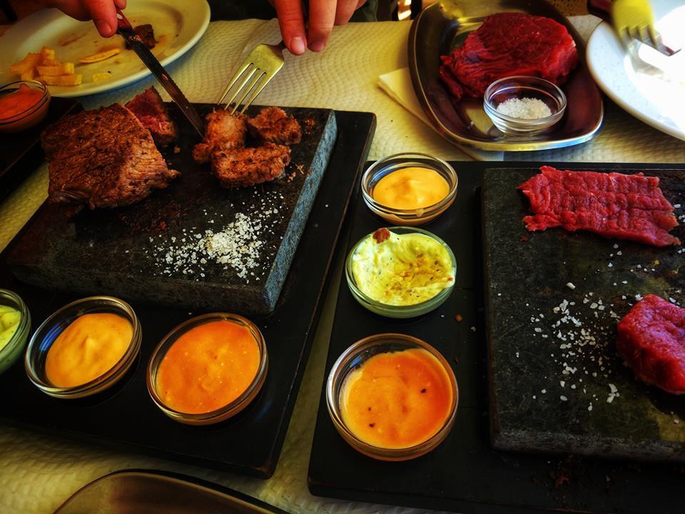 In one of the roadside restaurants in Portugal - Portugal, A restaurant, Serving dishes, 