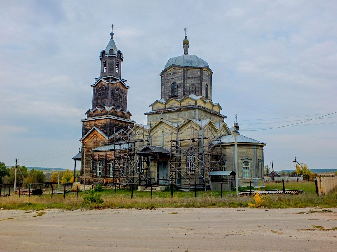 Золотая осень в Ульяновской области. Павловский район | Пикабу