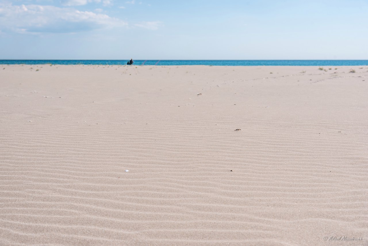 Autumn has begun, a little paradise in your feed - the beaches of Crimea with white sand.!) - Sea, Beach, Crimea, Longpost