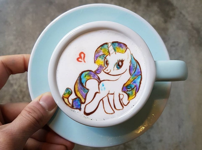 Lee Kang-bin: coffee artist recreates famous paintings in cups - , Barista, van Gogh, Painting, China, Coffee, Amazing, Longpost