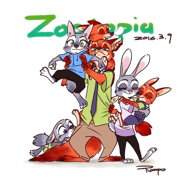 Возможно всё - Зверополис, Ник и джуди, Zootopia