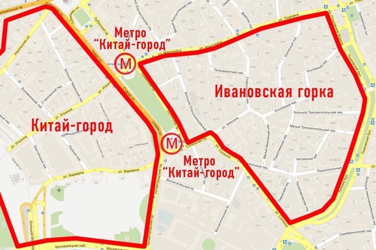 Walking along Ivanovskaya Gorka. Part one. From Spasoglinishevsky to Starosadsky lane. - Moscow, , sights, Video, Longpost