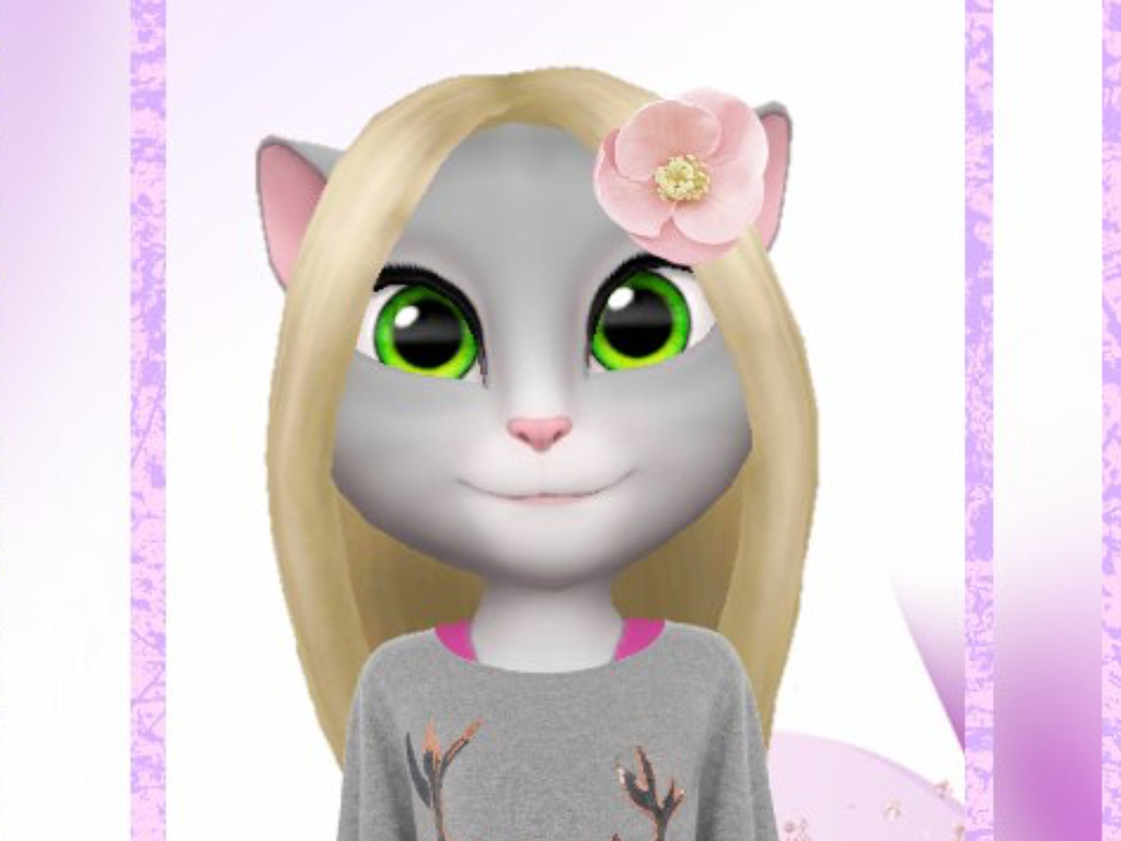 Кто-то - My Talking Angela, Talking Angella