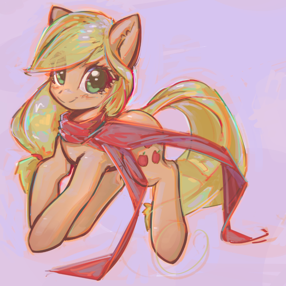 Applejack - My Little Pony, PonyArt, Applejack, Mirroredsea